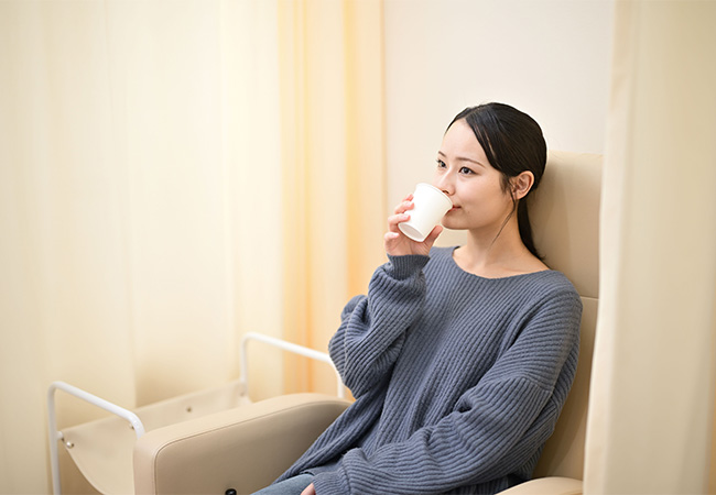 院内での下剤服用も可能